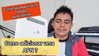 como fazer meu roteador 4g pegar sinal com um chip pré pago [upl. by Intruok]