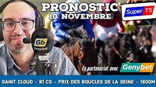 🔴 Pronostic Quinté  Super Top5 Dimanche 10 Novembre 2024Saint Cloud 🔴 Prix des Boucles de la Seine [upl. by Attikin]