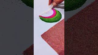 DIV diwali rangoli design bts rangoli art easy viralvideo shorts diy [upl. by Nahbois]