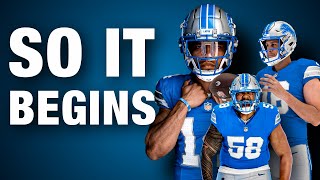 So the Detroit Lions 2024 season BEGINS [upl. by Denton]