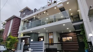 V126  inside tour of 4 bhk premium villa  architecture and interior designer in indore [upl. by Troc676]