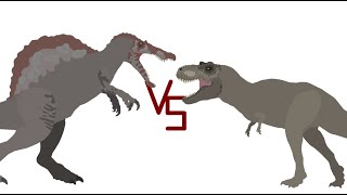 TRex VS Spinosaurus  Jurassic World Evolution [upl. by Niboc306]