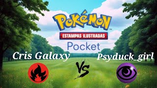 Pokémon TCG Pocket  Cris Galaxy vs Psyduckgirl [upl. by Marleah]