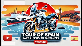 Part 2  Tour of Spain  Ferry to Santander and on to Tarragona [upl. by Atsylak]