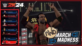 NWO March Madness WCW World Heavyweight Championship Tournament at NWO Souled Out wwe2k24 [upl. by Bertasi]