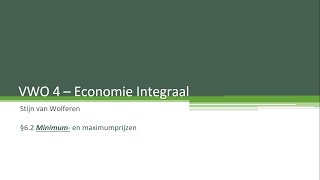 Economie  Markt  Minimumprijzen [upl. by Gomar]