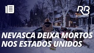 Onda de frio extremo e nevasca deixam 21 mortos nos Estados Unidos [upl. by Jerold]