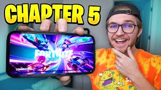 I Played Fortnite Chapter 5 on Mobile [upl. by Neehsas]