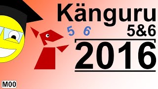 Klasse 56 von 2016  Känguru der Mathematik [upl. by Alue860]