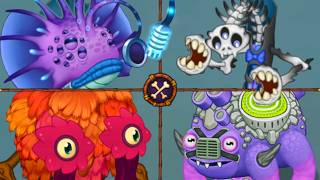 Bone Island  All New Monsters Sounds Animations amp Full Song  My Singing Monsters [upl. by Atirahs]