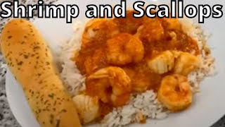 Quick and Easy Shrimp and Scallops Pasta Recipe [upl. by Eilsel]