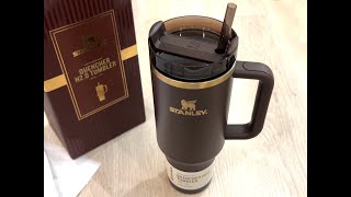 Unboxing Stanley Quencher Chocolate Gold H20 40oz [upl. by Goetz]