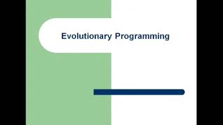 Evolutionary Programming Basics in 10 minutes [upl. by Ingham]