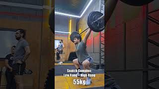 Snatch complex load progression lpo crossfit weightlifting [upl. by Ulick]