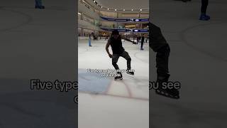 Types of people you see on a ice skating rink skating figureskating freestyleskating iceskating [upl. by Weed98]