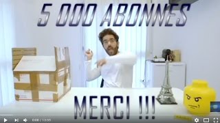 BONUS 5 000 Abonnés UnBoxing de la JOIE [upl. by Evoy]