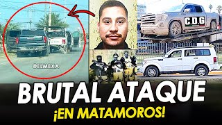 ¡¡BOMBAZO CONVOY de quotESCORPIONESquot le DIERON PISO a POLICIAS ESTATALES en MATAMOROS [upl. by Eivlys]