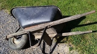 Part 1 Wheelbarrow Rebuild Project [upl. by Gladdie40]