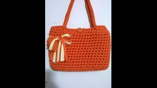 BORSA FETTUCCIA ORANGE 3A PARTEI MANICI [upl. by Orestes]