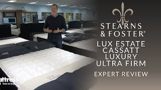 Stearns amp Foster Lux Estate Cassatt Luxury Ultra Firm Mattress Expert Review [upl. by Whang445]