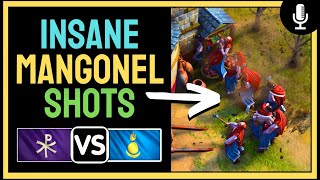 Aoe4 ► MASSIVE Mangonel Shots [upl. by Juliane]