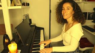 Fanny J  Ancrée à ton port CINEMA PIANO COVER by Maestra NelK [upl. by Itraa]