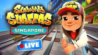 🔴 Subway Surfers World Tour 2017  Singapore Gameplay Livestream [upl. by Nahttam204]