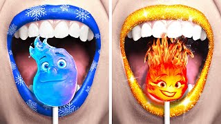 ❄️COLD VS HOT🔥 CHALLENGE COOL PARENTING HACKS AND FUNNY SITUATIONS BY 123 GO [upl. by Olzsal]