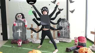 Disfraz de araña Halloween fácil DIY Plico [upl. by Saunders623]