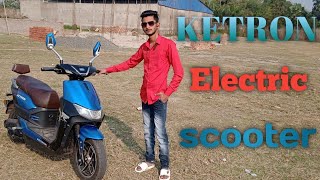 Ketron Electric Scooter GT 90R Details Review [upl. by Atiz691]