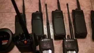 MOTOROLA XTS5000 VHF MODEL I EIGHT PACK AND XTS2500 VHF MODEL 15 THREE PACK  SWAT BODY SWITCH [upl. by Keever522]