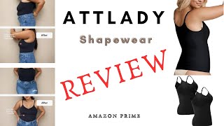 🎉GIVEAWAY TIME🎉 ATTLADY TUMMY CONTROL CAMISOLE SHAPEWEAR HONEST REVIEW AMAZON FINDS [upl. by Gorlin]