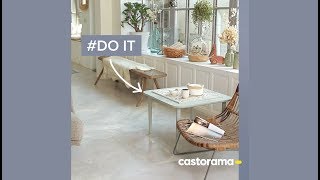 DIY  personnaliser une table avec de la mosaïque  Castorama [upl. by Sirovat598]