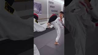 Combo of the Week 2 Alternate  taekwondo kicking shorts [upl. by Lyreb]