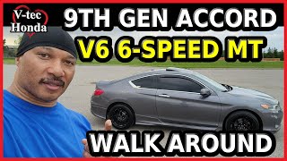 Honda Accord Coupe 35 V66 Speed Manual Transmission Walk Around honda [upl. by Hijoung]