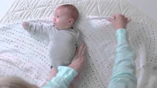 How to Swaddle a Baby by Petit Pehr [upl. by Ennaecarg]