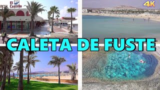 CALETA DE FUSTE  FUERTEVENTURA 4K [upl. by Grani]