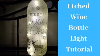 How to Etch Glass with Your Cricut Machine [upl. by Enylecoj]