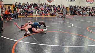 Vs opponent  Fred Large Lyndonville tournament 121424 [upl. by Anirbed543]