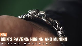 Odins Ravens Leather Viking Bracelet  Epic Loot Shop [upl. by Ahsilek]