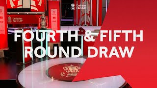 LIVE  Fourth AND Fifth Round Draw  Emirates FA Cup 2021 [upl. by Richarda]