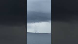 Waterspout spotted in Sliema Malta [upl. by Peadar]