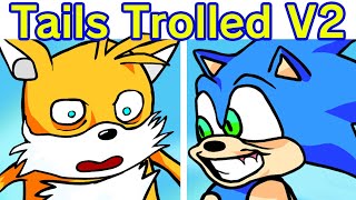 Friday Night Funkin VS Sonic amp Tails Gets Trolled 20 by BF amp GF Week  Cutscenes FNF ModHard [upl. by Lynden]