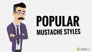 Beard Institute Guide to Popular Mustache Styles [upl. by Arnoldo816]