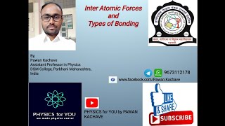 Interatomic Forces amp Types of Bonding [upl. by Ecitsuj]