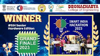 Team Green Printing  Grand Finale   Winners of SIH 2023  Dronacharya College of Engineering [upl. by Zuliram]