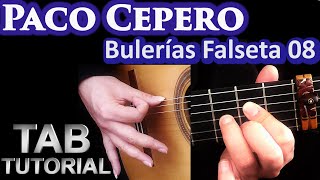 Flamenco Guitar Tutorial 20  Bulerías Falseta by Paco Cepero [upl. by Emsoc]