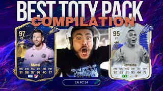 EAFC 24 BEST TOTY PACKS COMPILATION [upl. by Jolene]