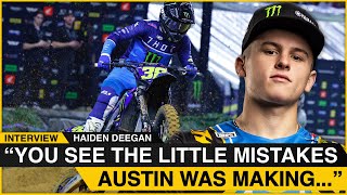 quotYou see the little mistakes Austin was makingquot  Haiden Deegan on Arlington [upl. by Ennaisoj470]