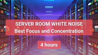 💻 Server Room White Noise Sound 🔌 Data Center Ambient Noise for Studying and Working [upl. by Ecnaled958]